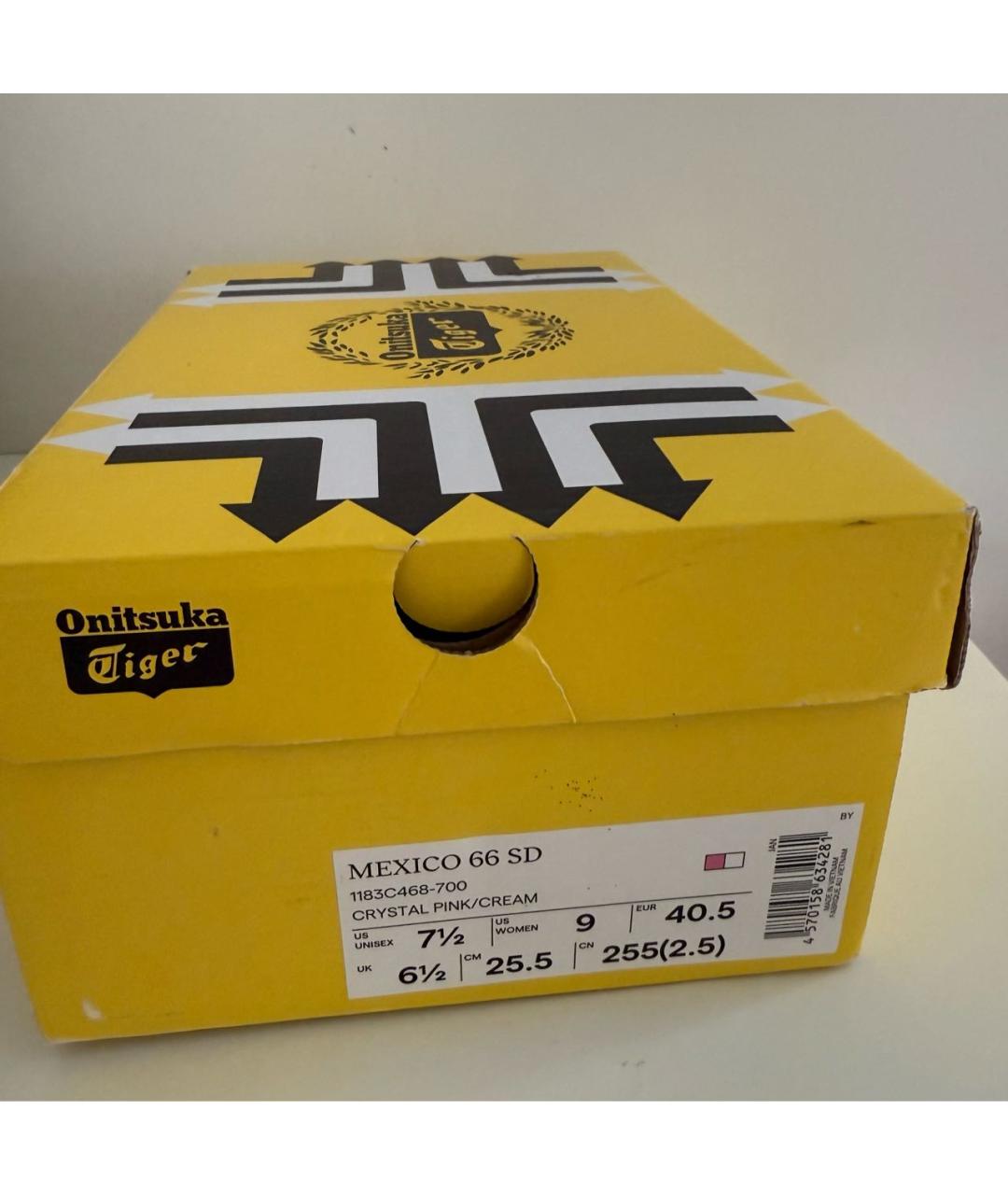 ONITSUKA TIGER Розовые кожаные кроссовки, фото 5