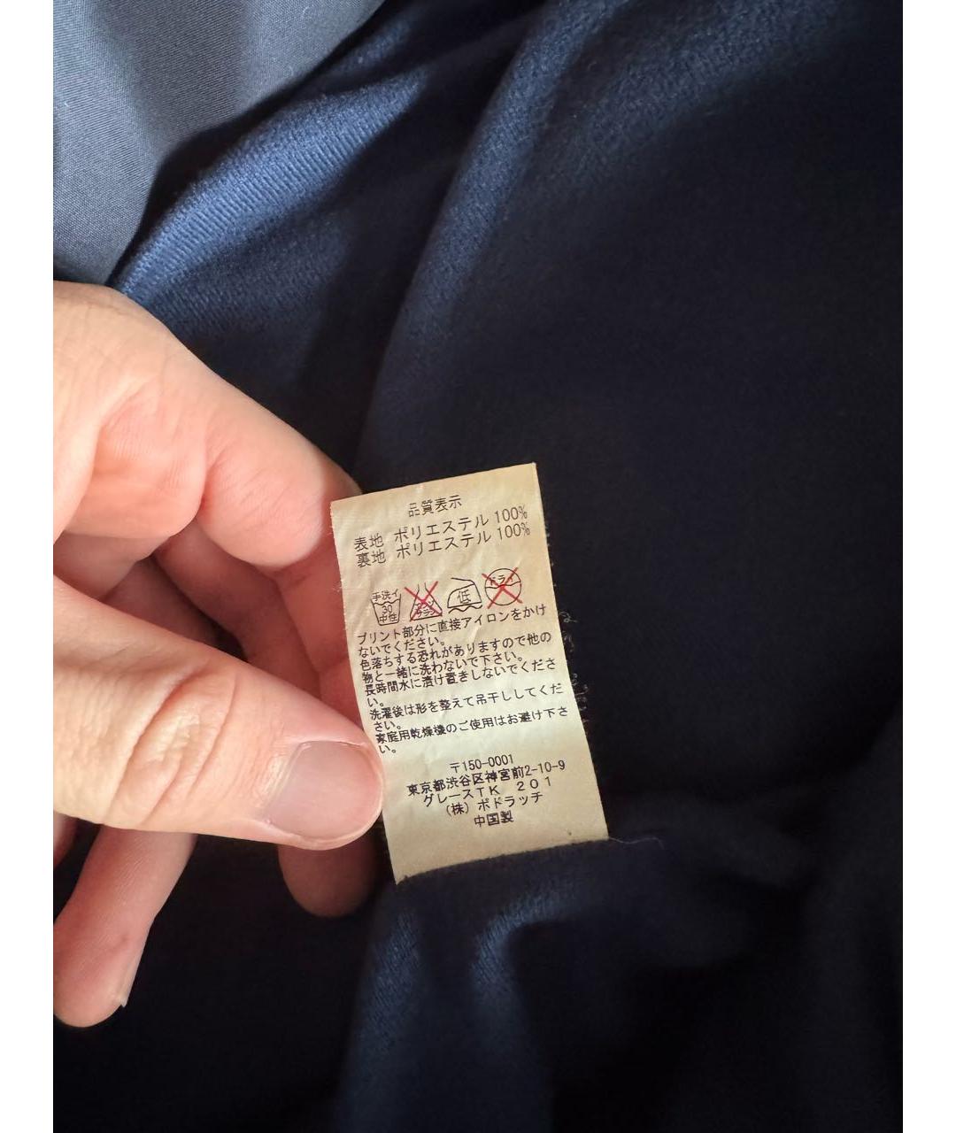 CAV EMPT Темно-синяя полиэстеровая куртка, фото 4