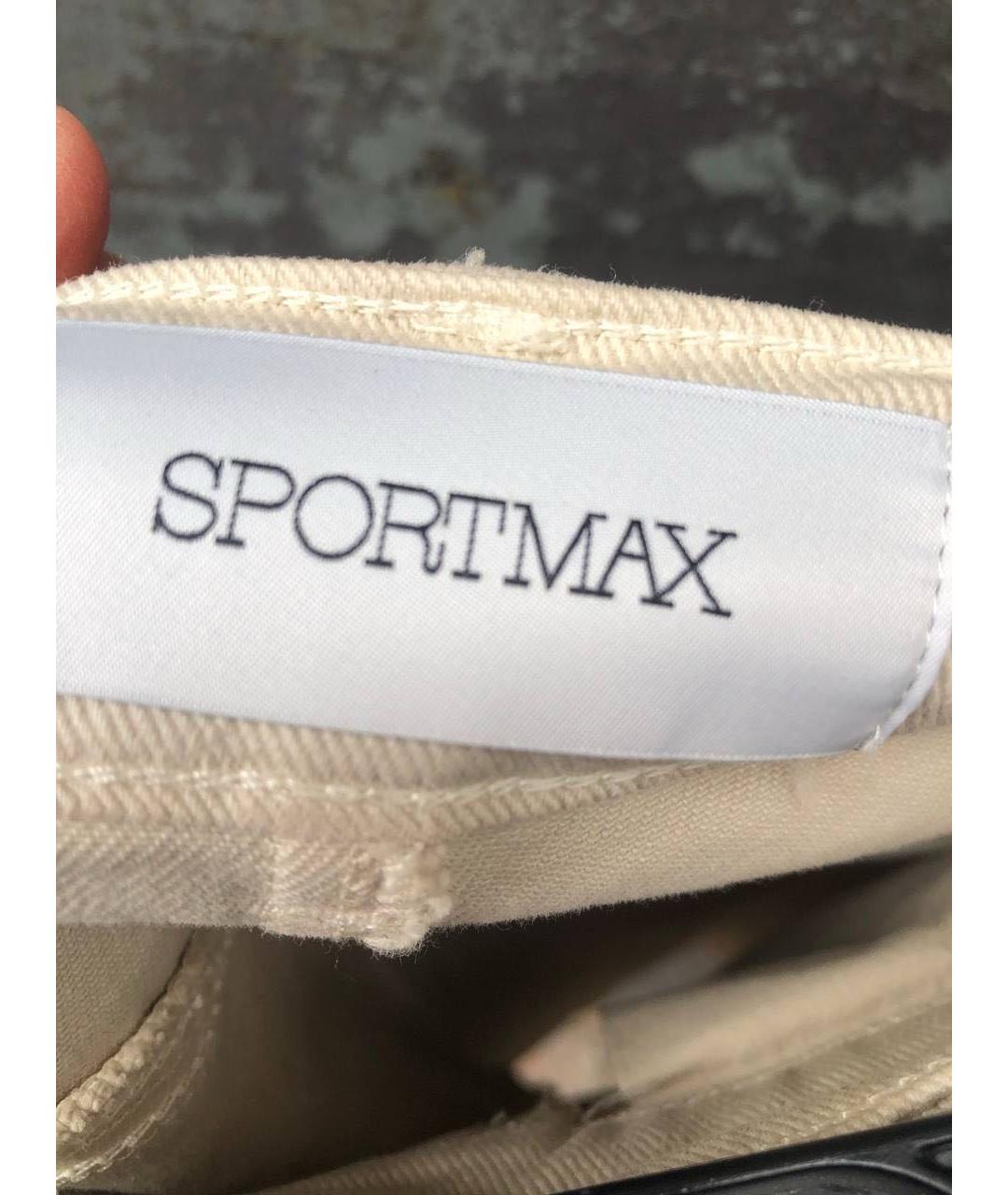 SPORTMAX Мульти хлопковая юбка миди, фото 2