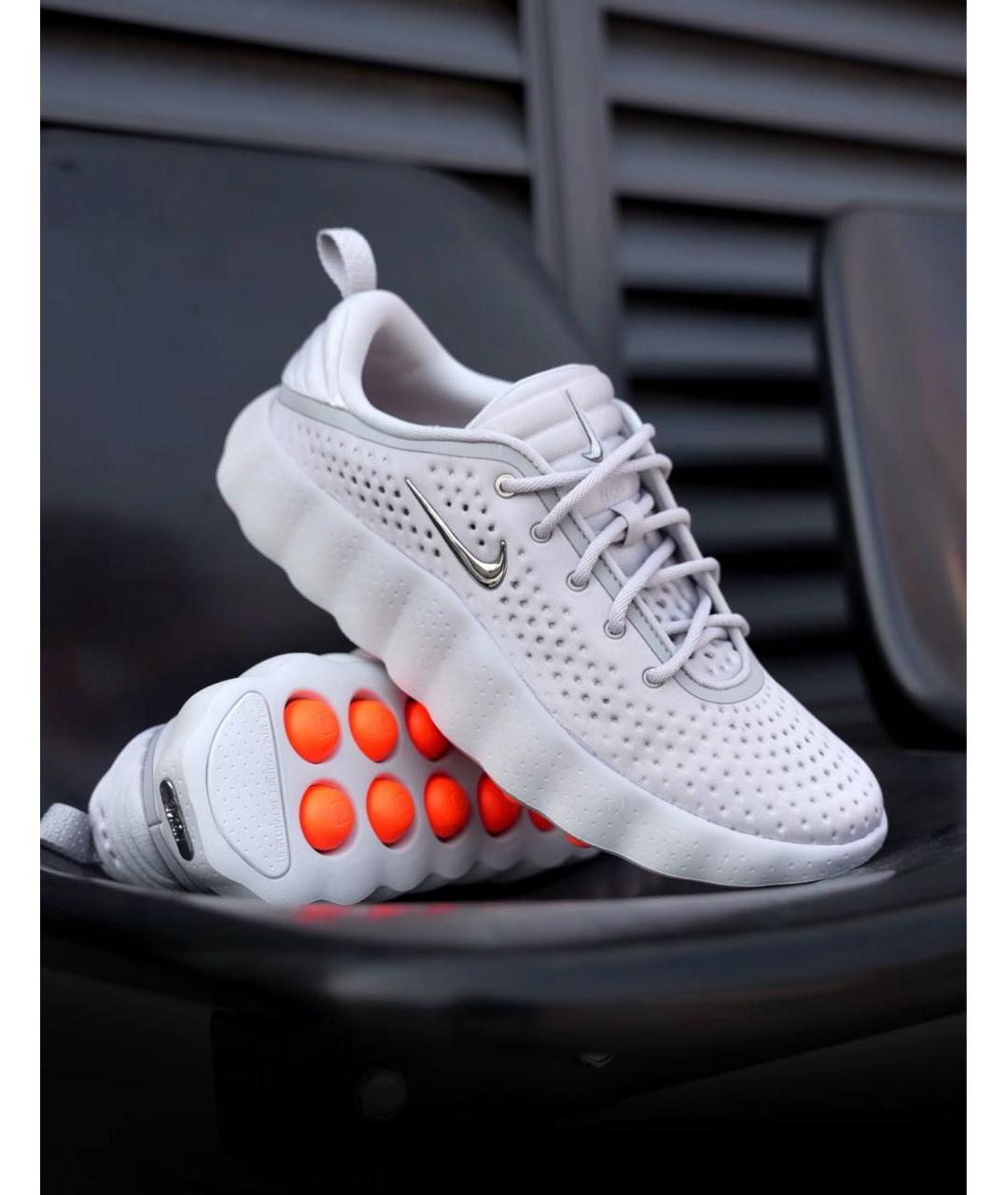 NIKE Серые текстильные кроссовки, фото 5