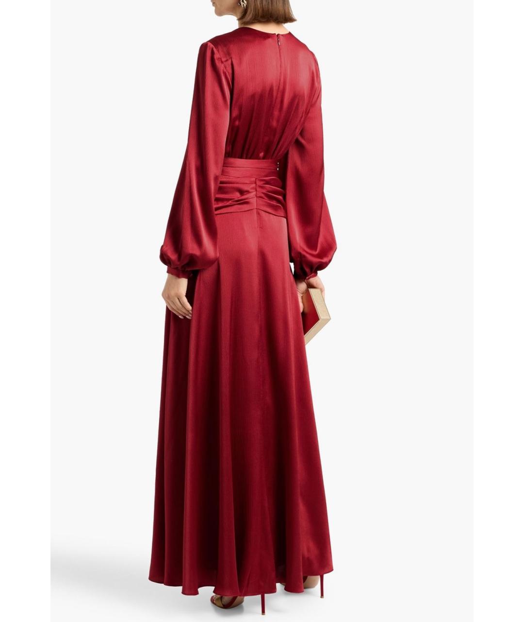 BADGLEY MISCHKA Красное полиэстеровое коктейльное платье, фото 3