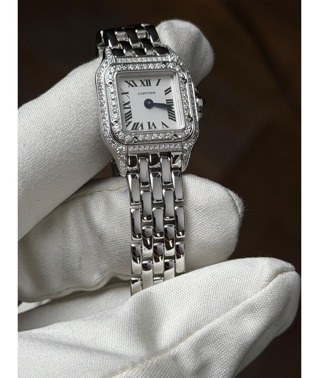 CARTIER Белые часы из белого золота, фото 6