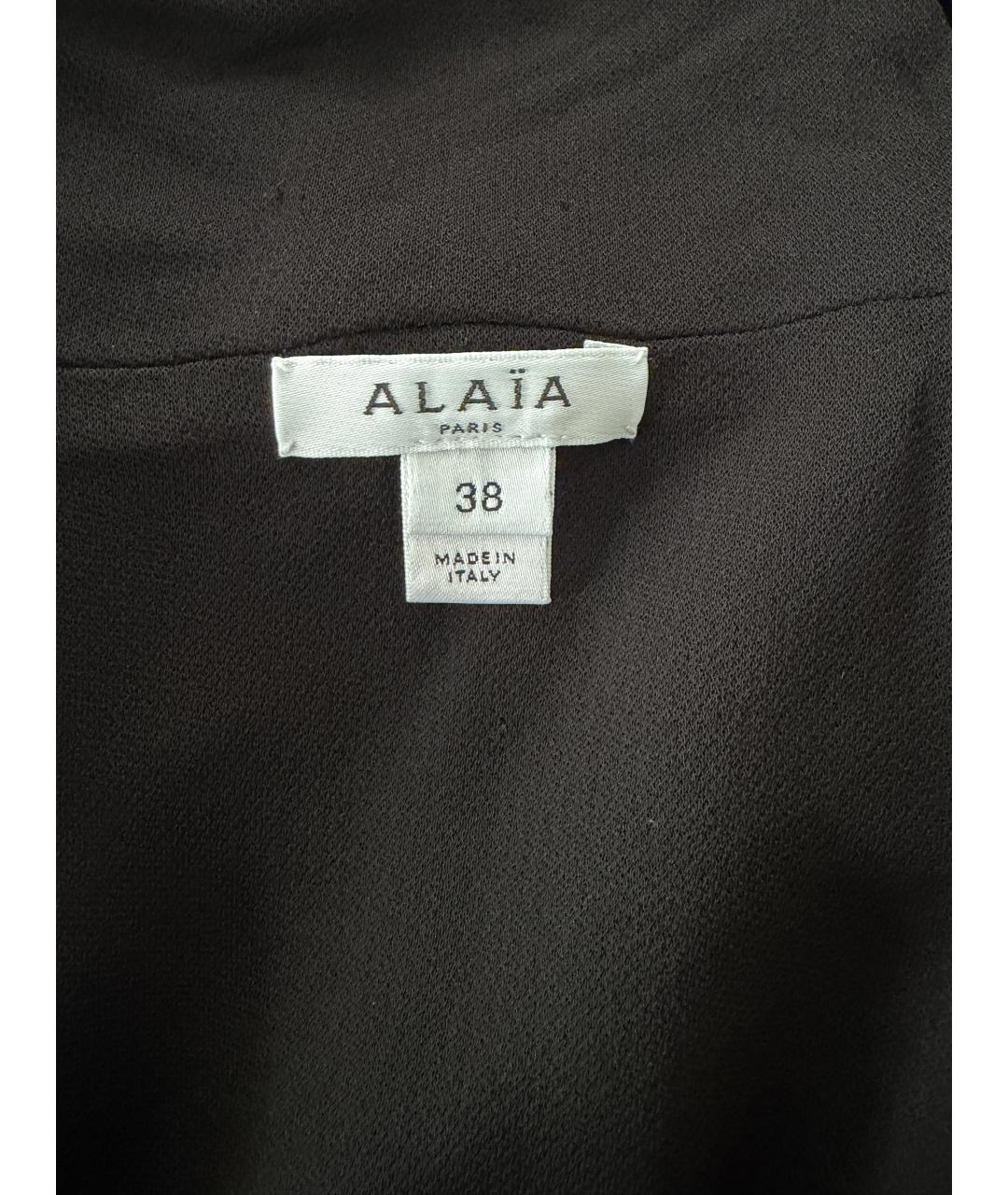 ALAIA Черное вискозное боди, фото 5