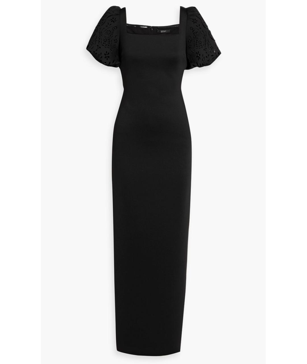 BADGLEY MISCHKA Черное полиэстеровое коктейльное платье, фото 4