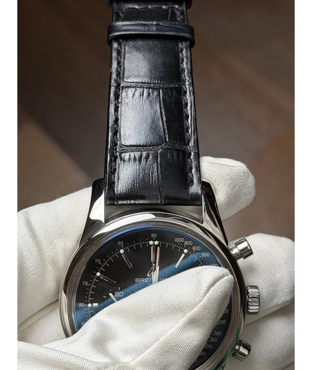 BREITLING Черные часы, фото 7