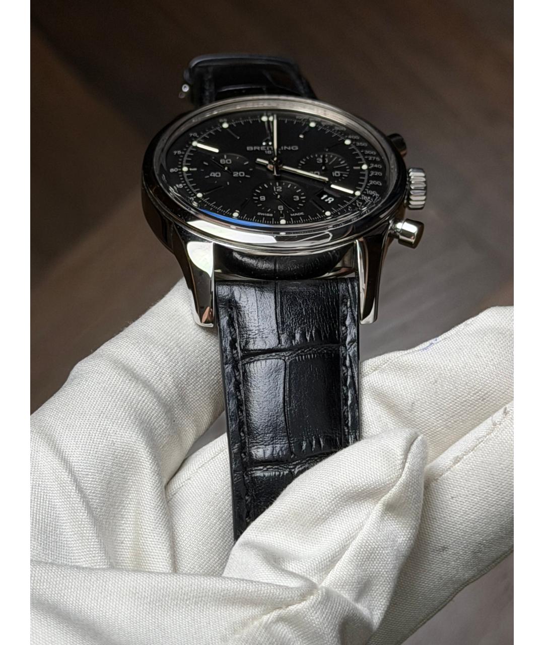 BREITLING Черные часы, фото 6
