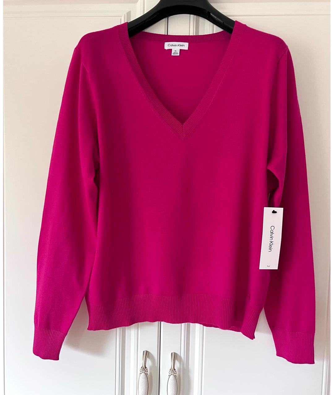 CALVIN KLEIN Фуксия джемпер / свитер, фото 8