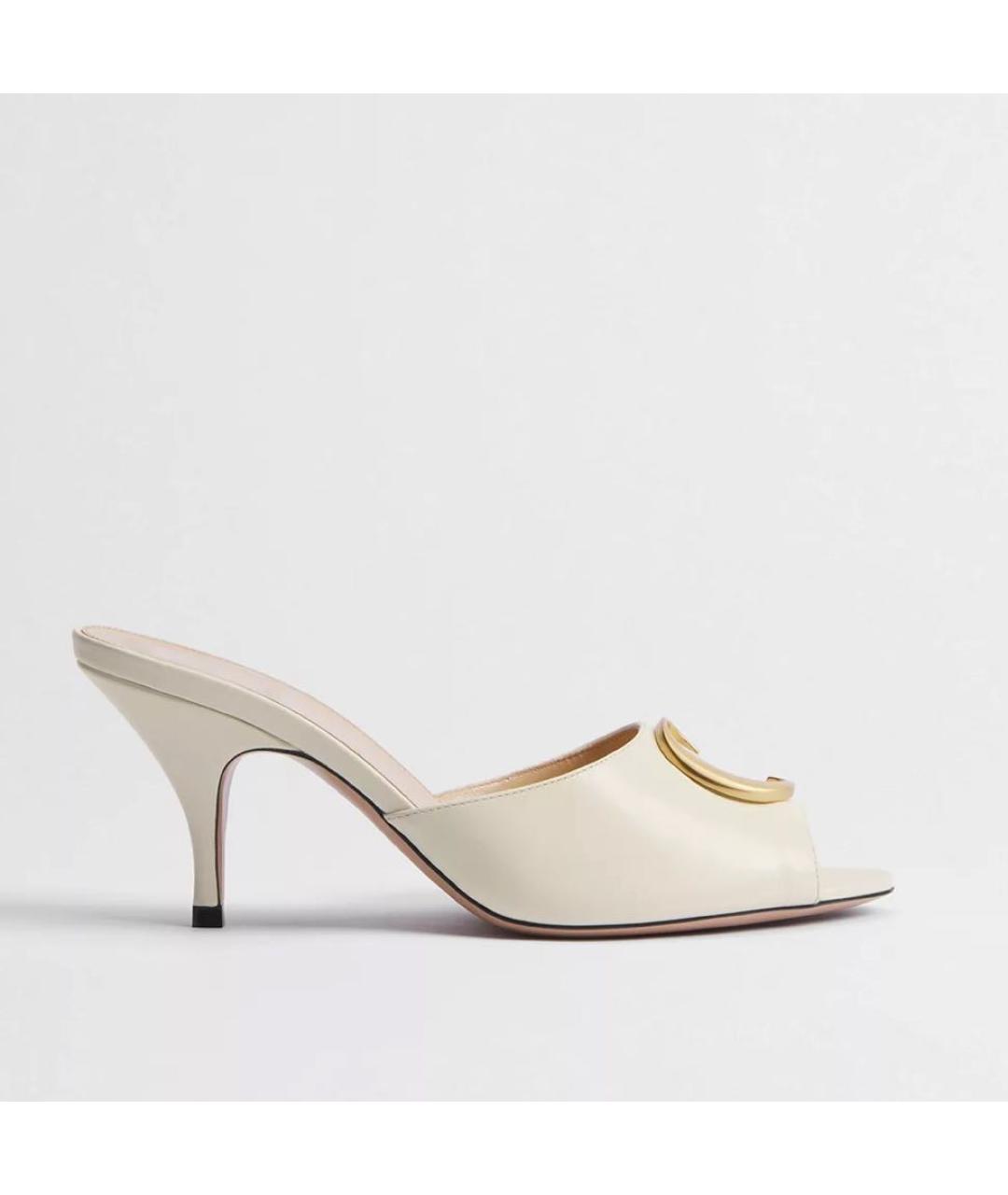 CHRISTIAN DIOR Кожаные мюли, фото 5