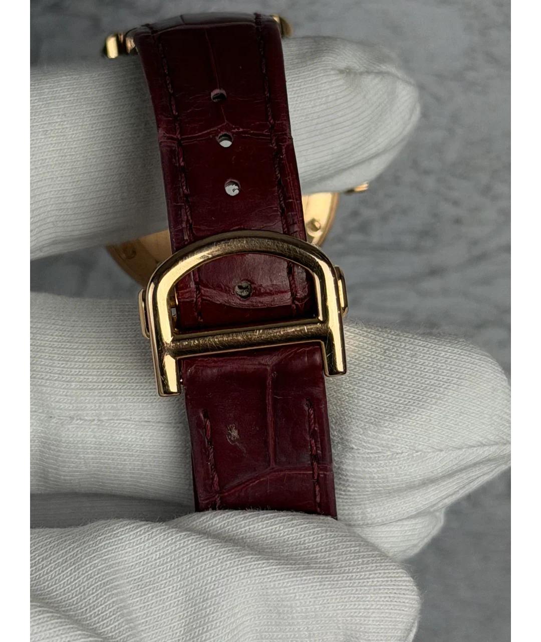 CARTIER Белые часы из розового золота, фото 6