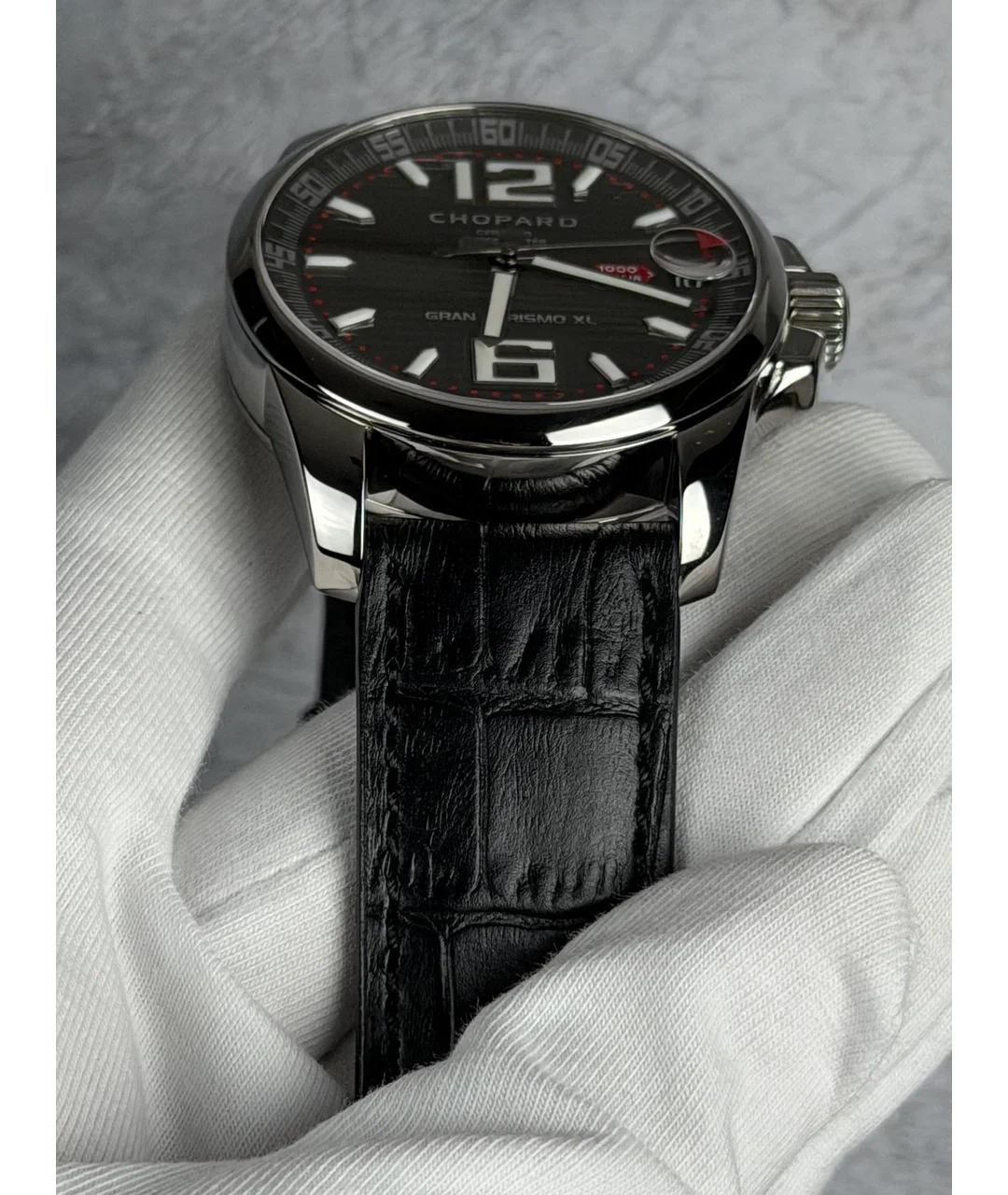 CHOPARD Черные металлические часы, фото 5