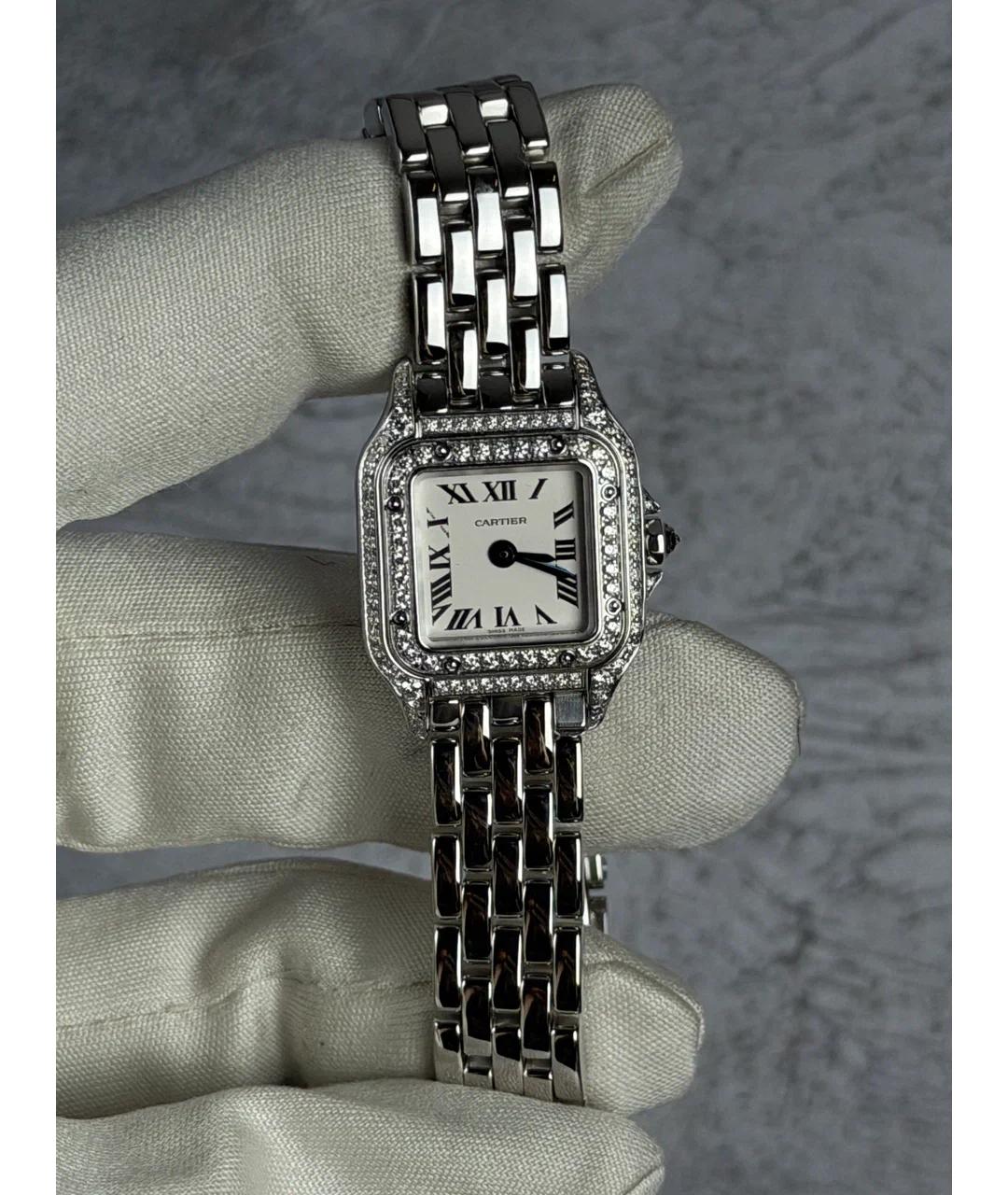 CARTIER Белые часы из белого золота, фото 2