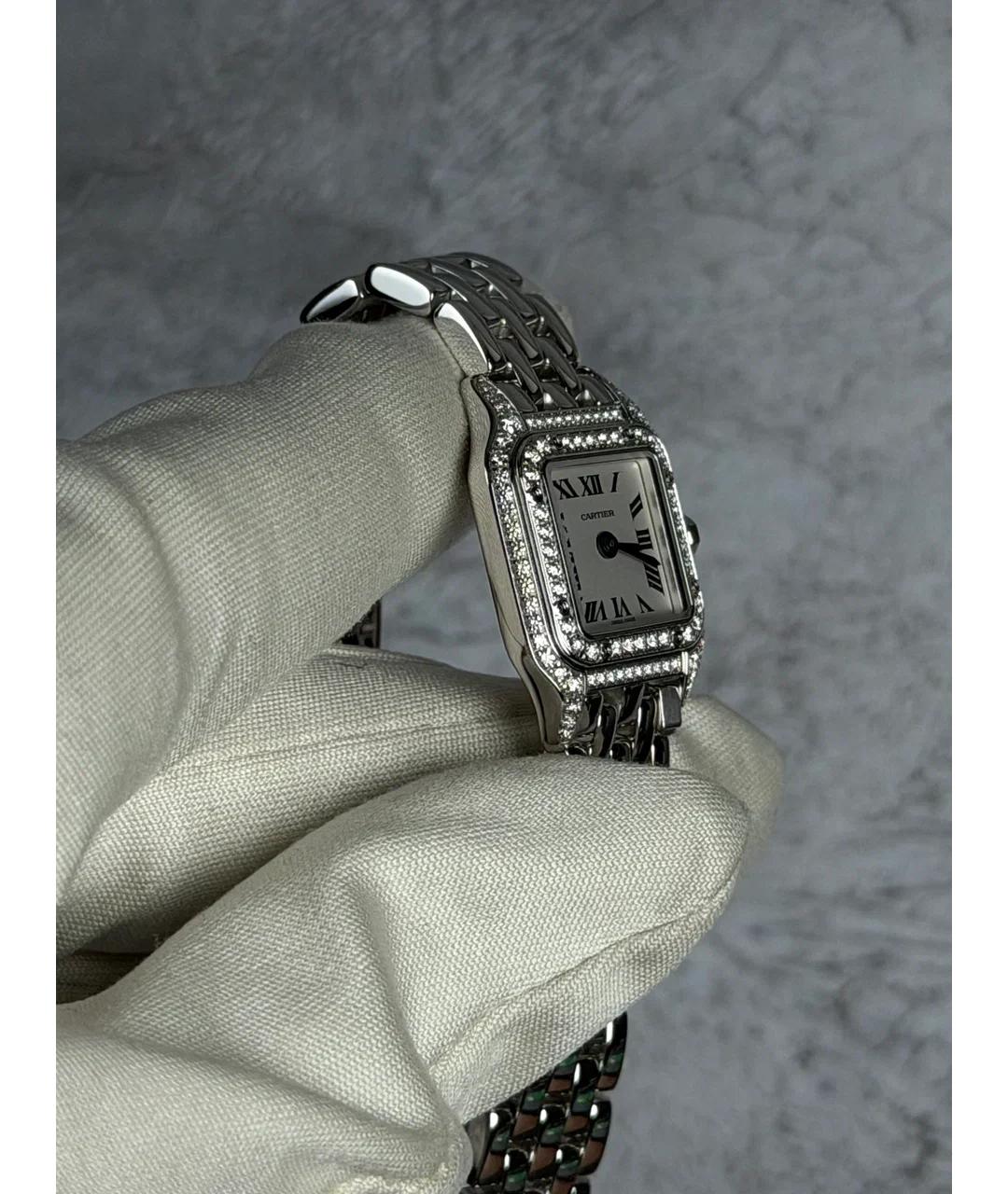 CARTIER Белые часы из белого золота, фото 4