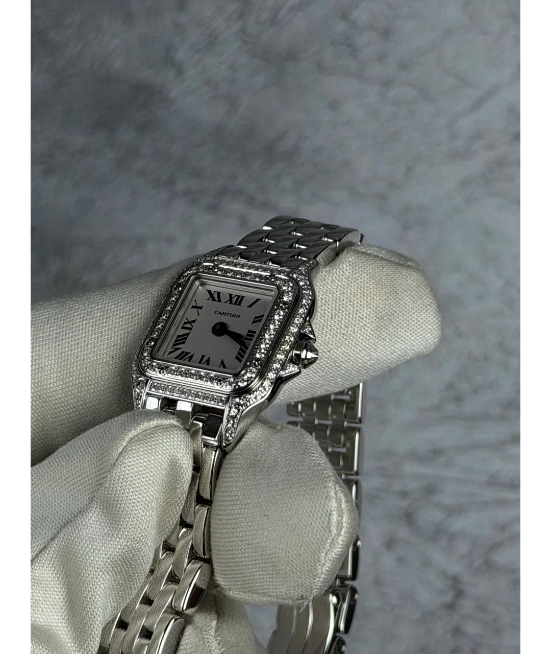 CARTIER Белые часы из белого золота, фото 3
