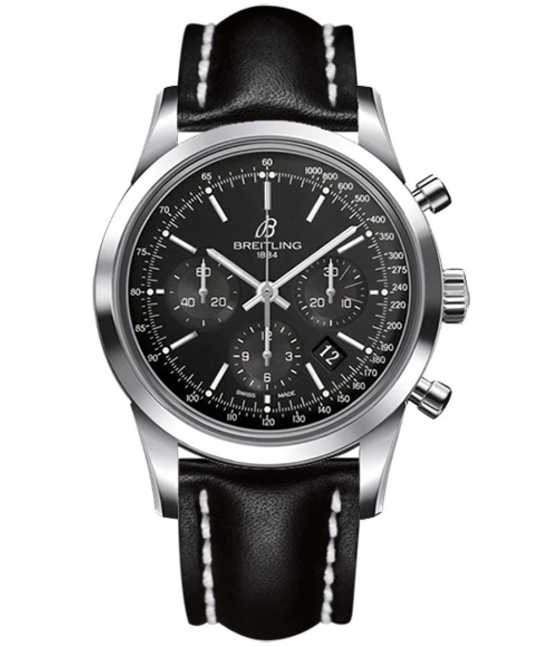 BREITLING Черные стальные часы, фото 1