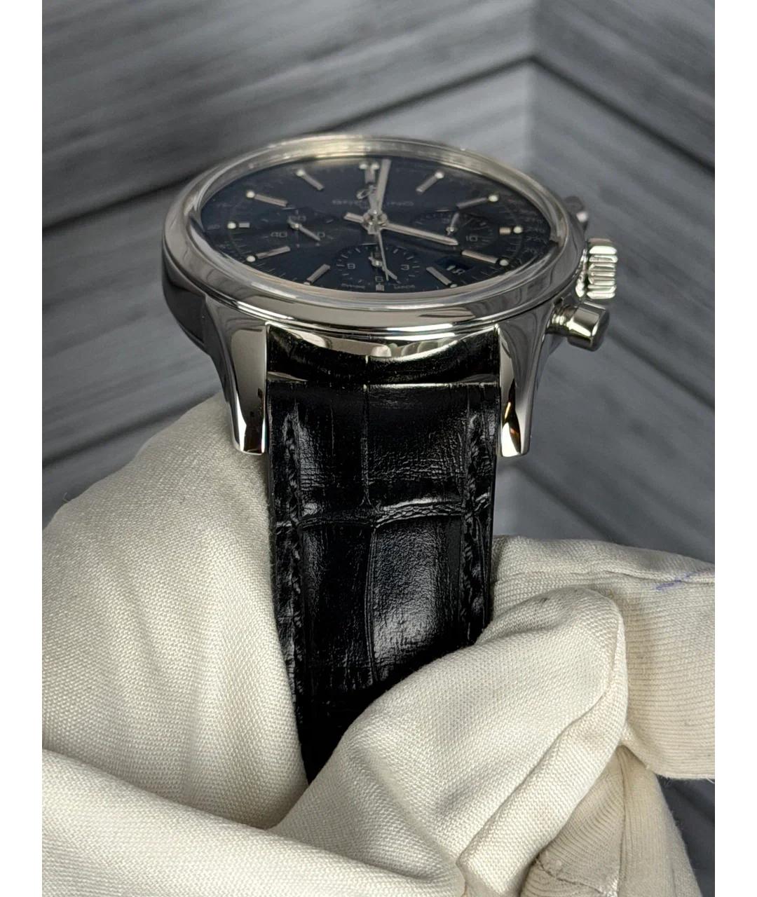 BREITLING Черные стальные часы, фото 5