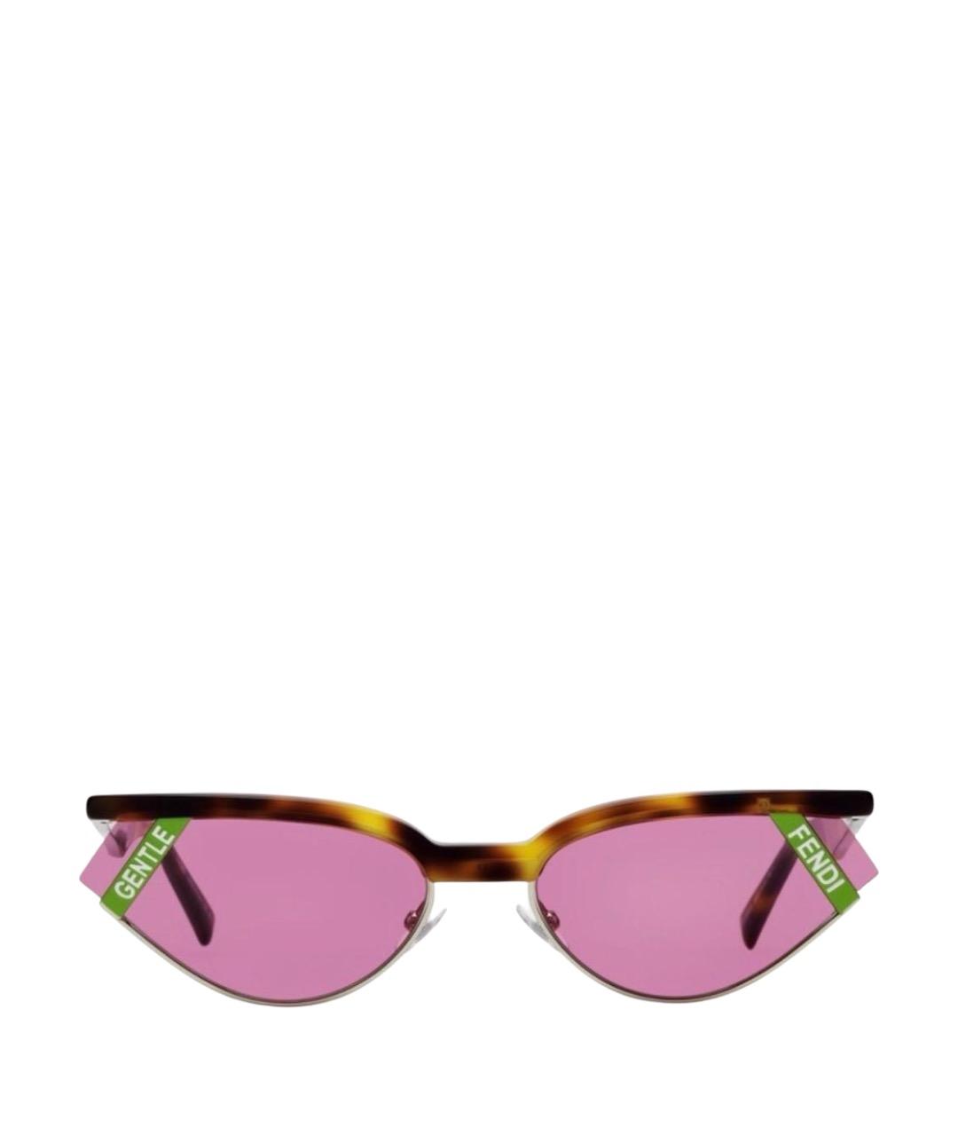 FENDI Мульти пластиковые солнцезащитные очки, фото 1