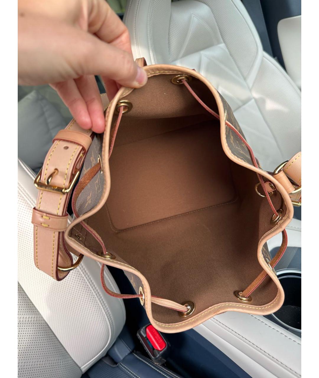 LOUIS VUITTON Коричневая сумка через плечо, фото 4