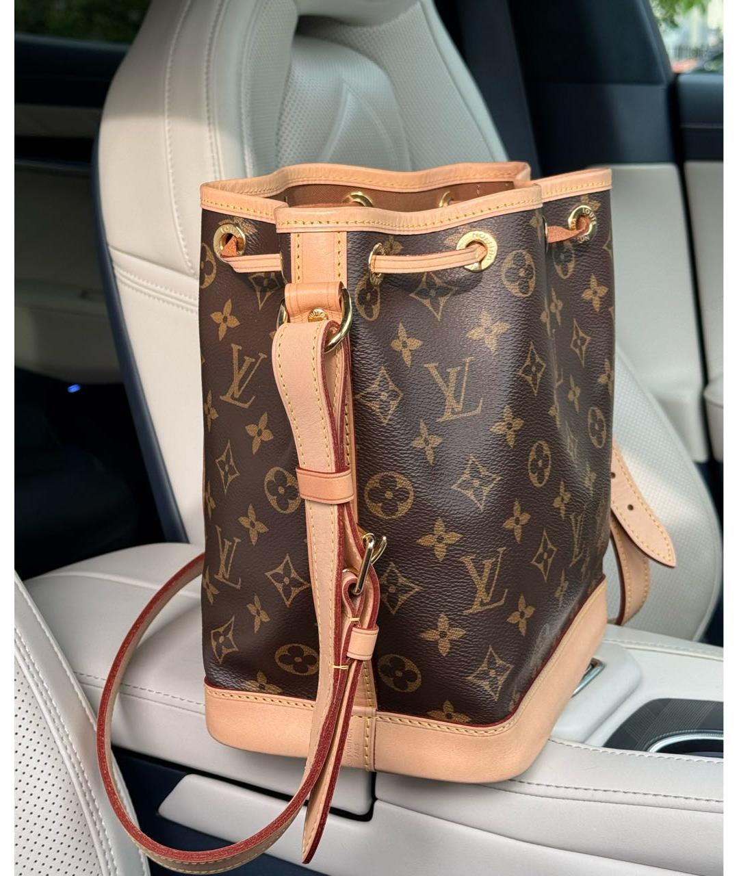 LOUIS VUITTON Коричневая сумка через плечо, фото 7