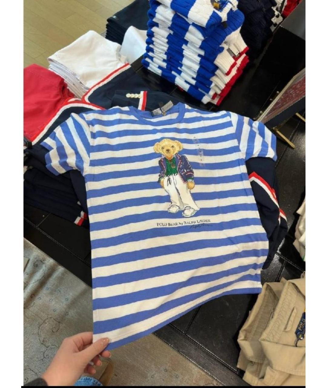 POLO RALPH LAUREN Хлопковая футболка, фото 2
