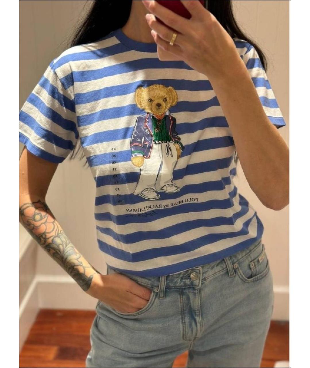 POLO RALPH LAUREN Хлопковая футболка, фото 4