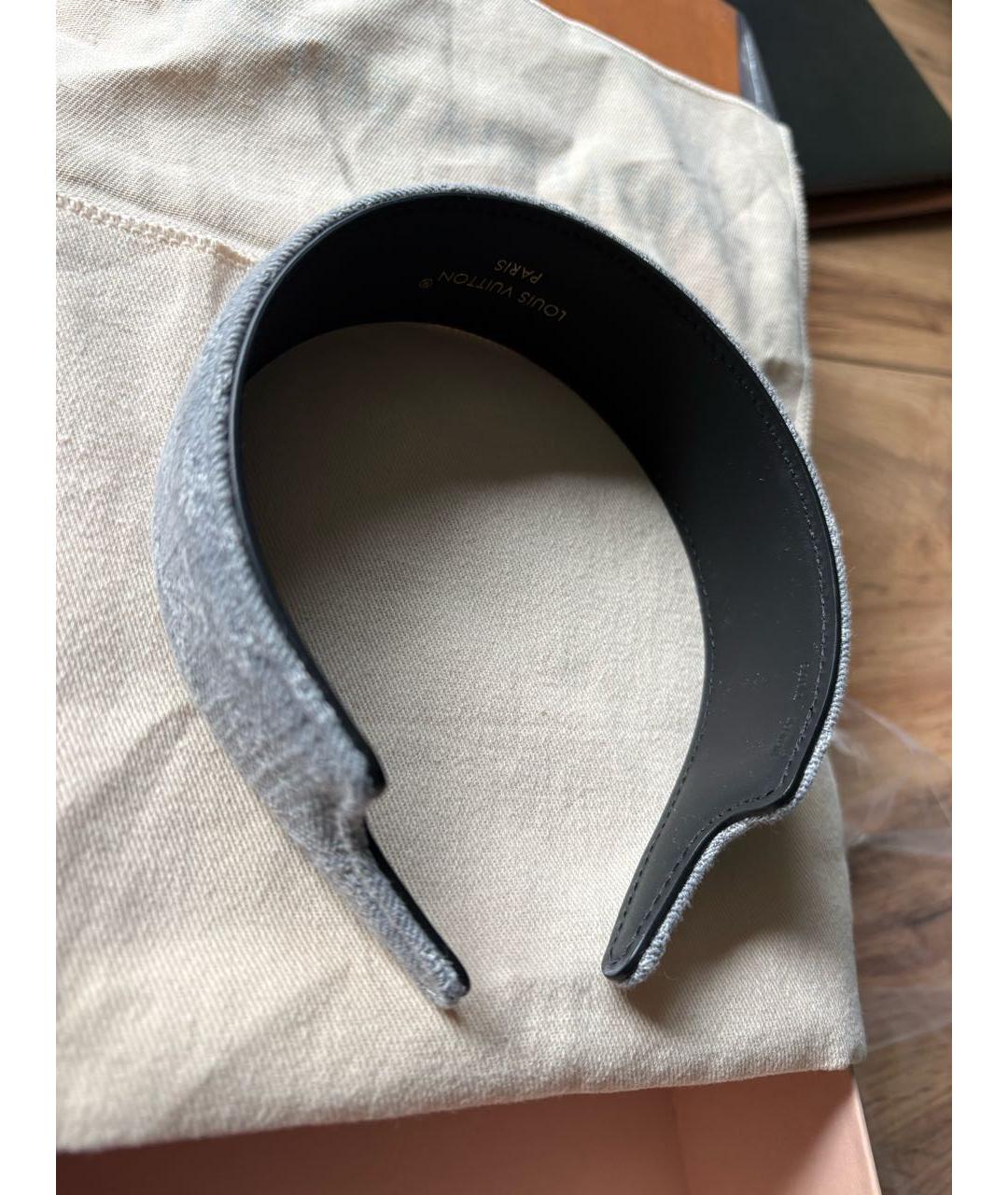 LOUIS VUITTON Серый ободок, фото 2