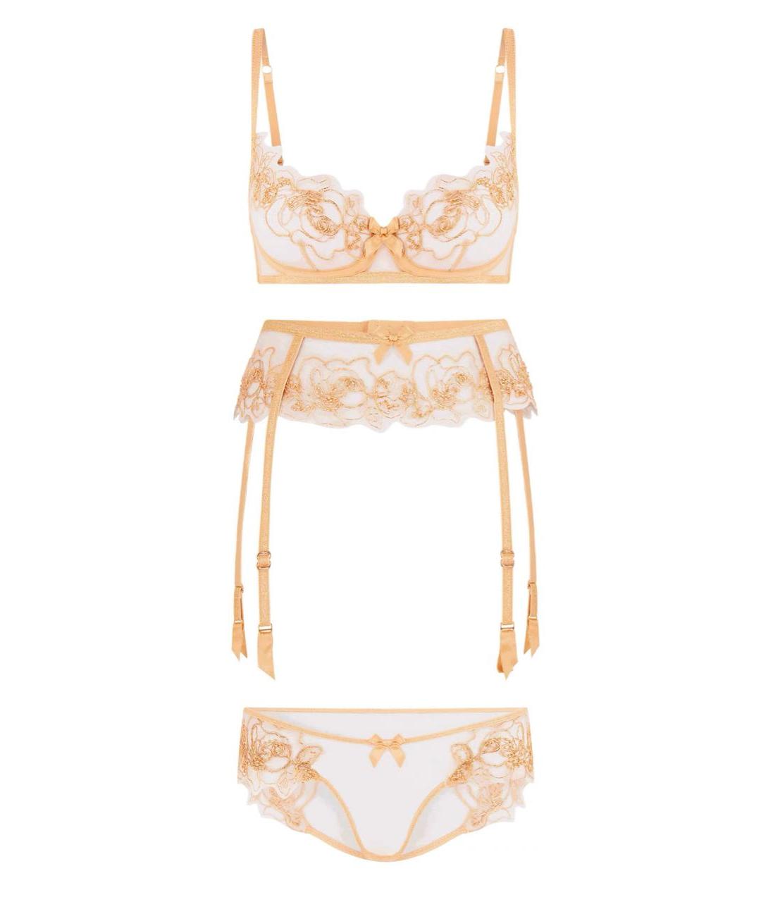 AGENT PROVOCATEUR Золотой комплекты, фото 1