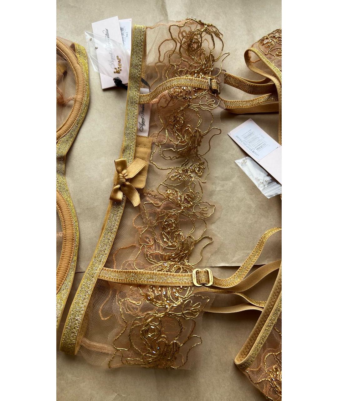 AGENT PROVOCATEUR Золотой комплекты, фото 5