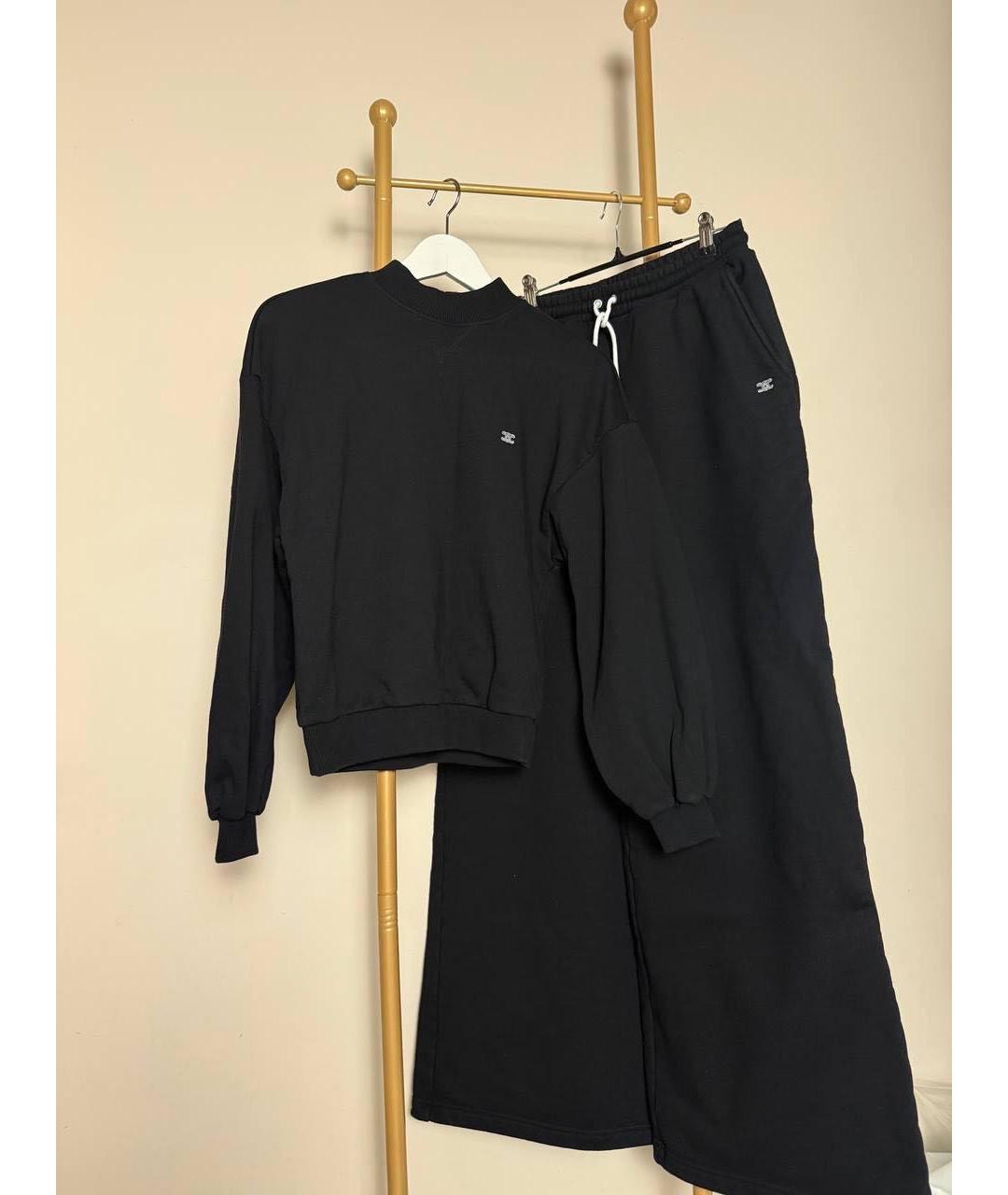 CELINE Черный хлопковый спортивные костюмы, фото 5