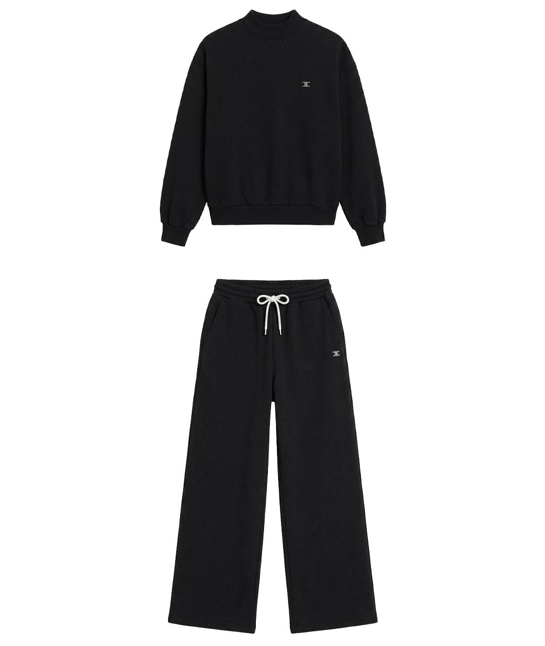 CELINE Черный хлопковый спортивные костюмы, фото 1