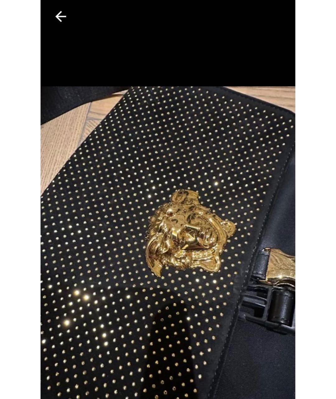 VERSACE Черная сумка через плечо, фото 3