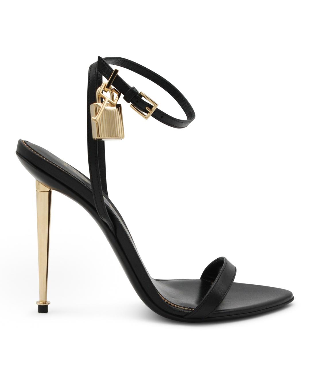 TOM FORD Черные босоножки, фото 1