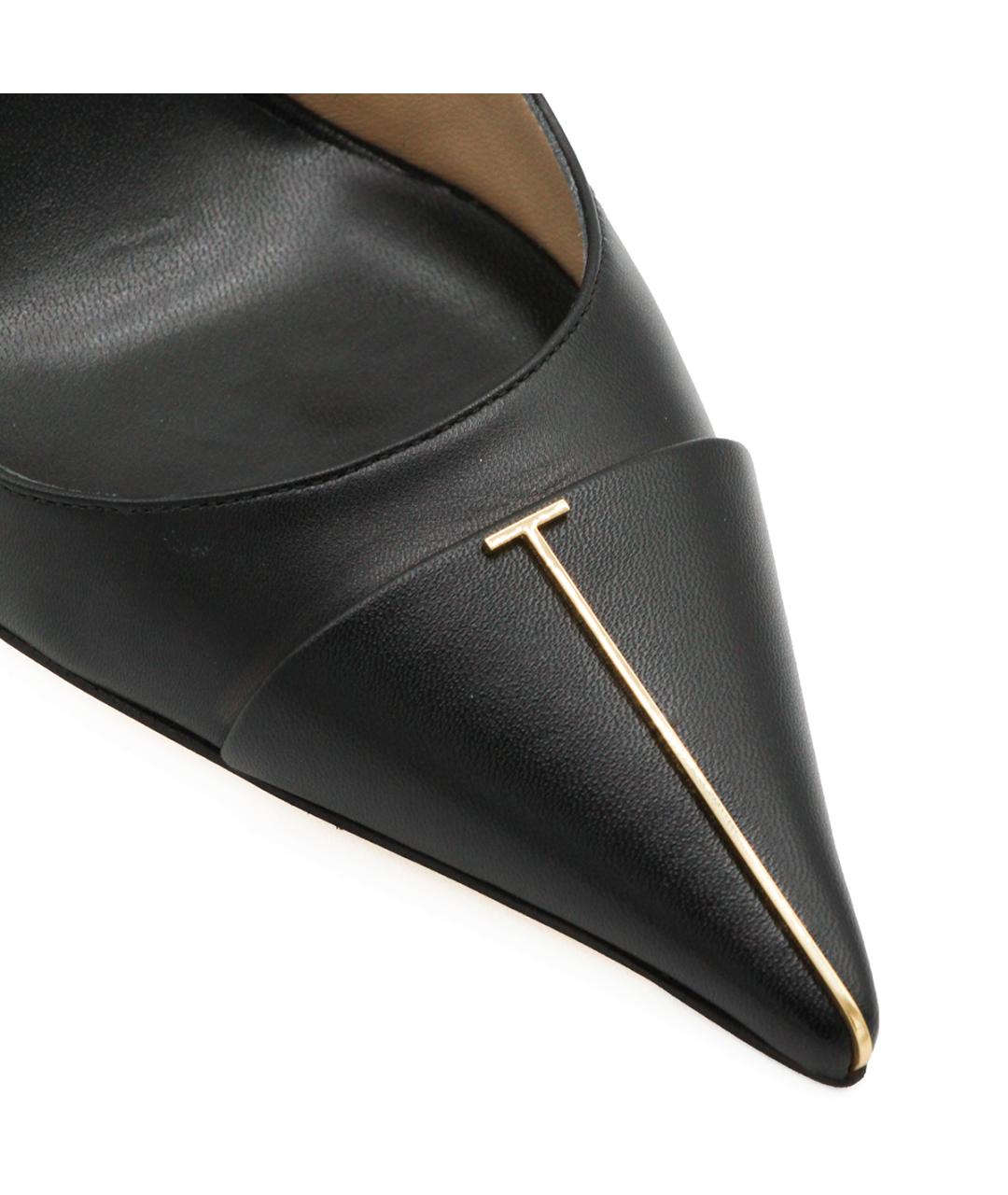 TOM FORD Черные кожаные туфли, фото 4
