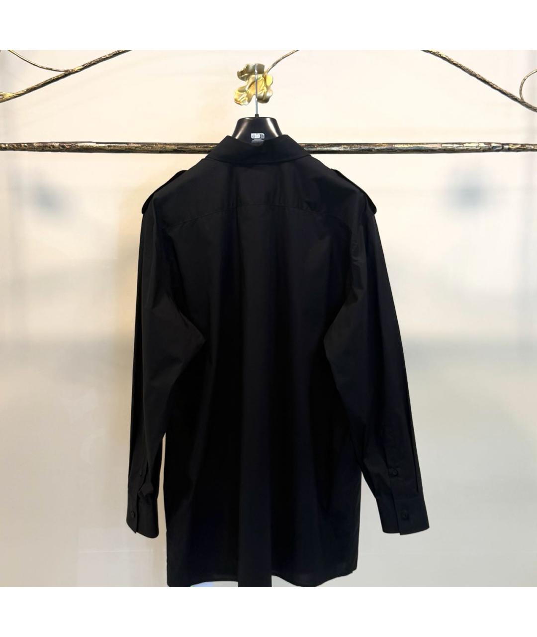 MSGM Черная хлопковая рубашка, фото 2