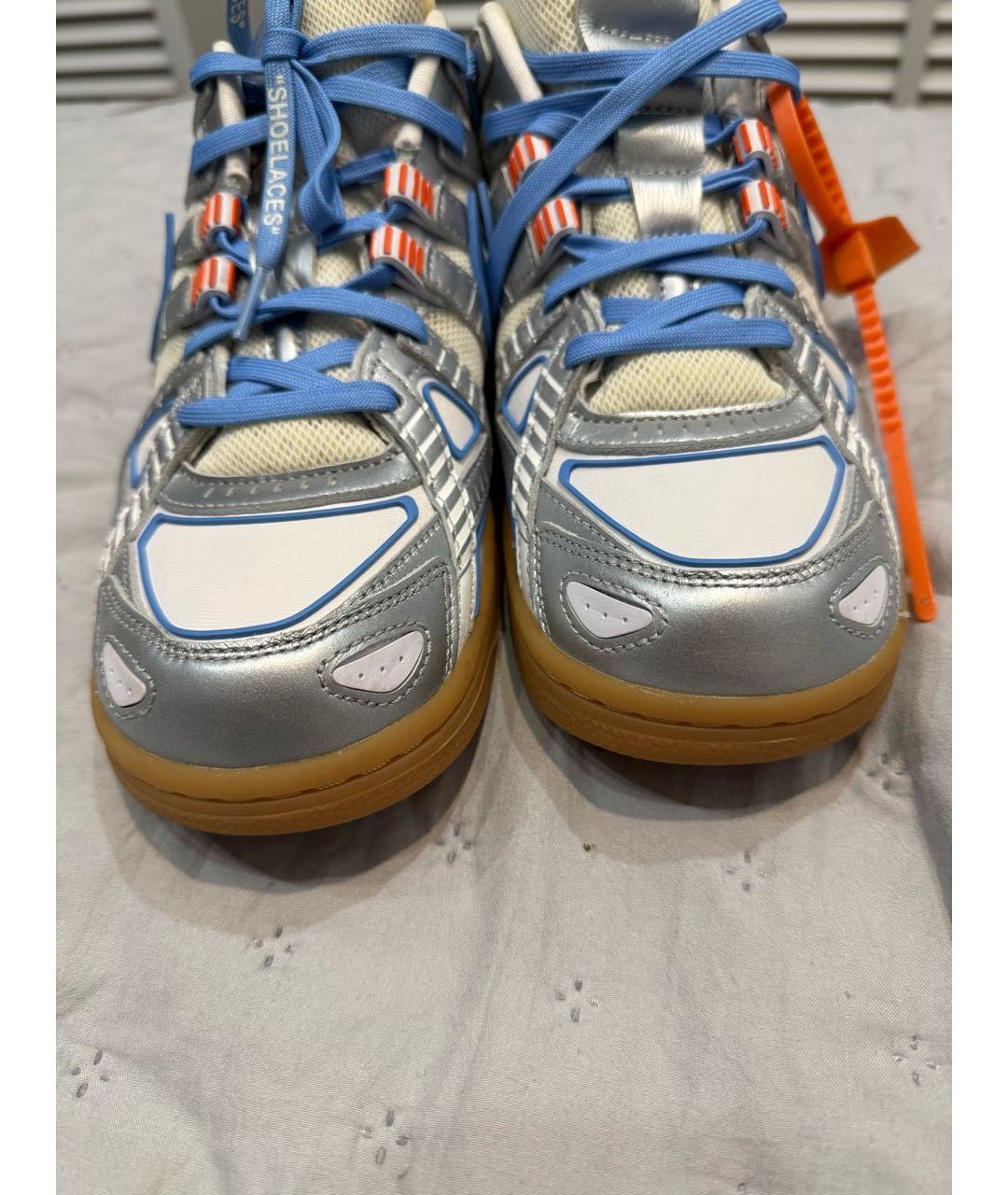 NIKE X OFF-WHITE Белые низкие кроссовки / кеды, фото 6