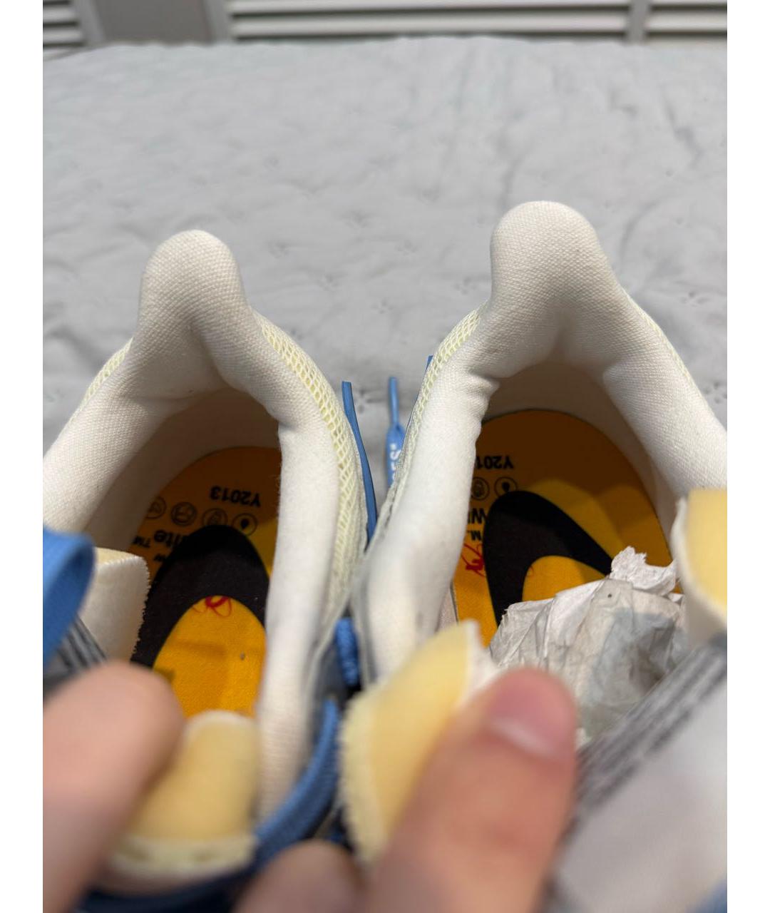 NIKE X OFF-WHITE Белые низкие кроссовки / кеды, фото 5