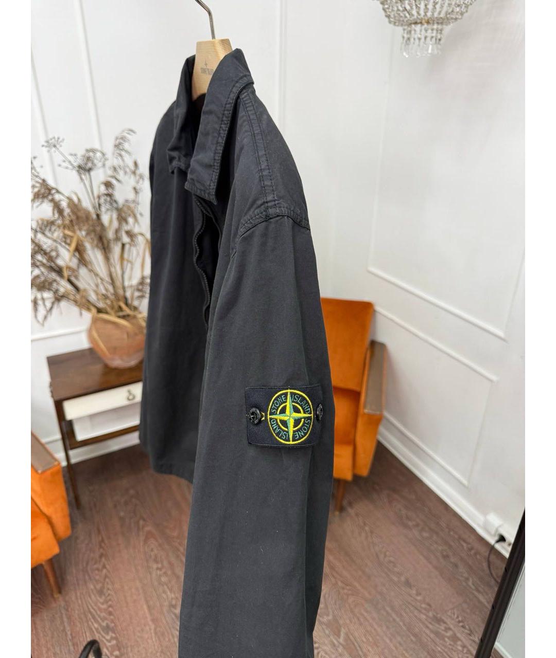 STONE ISLAND Черная куртка, фото 5