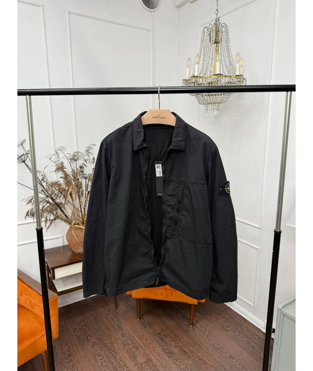 STONE ISLAND Черная куртка, фото 2