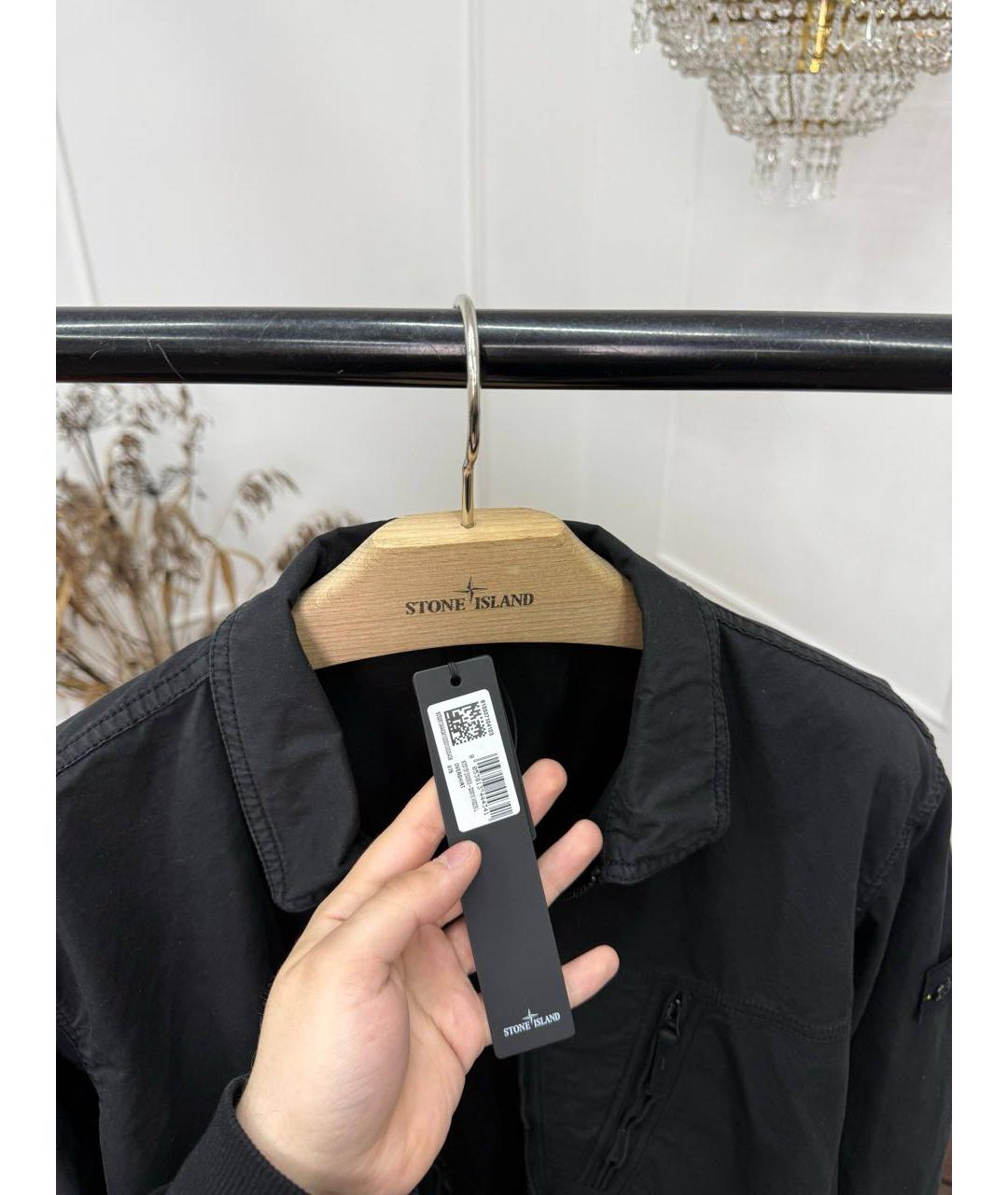 STONE ISLAND Черная куртка, фото 3