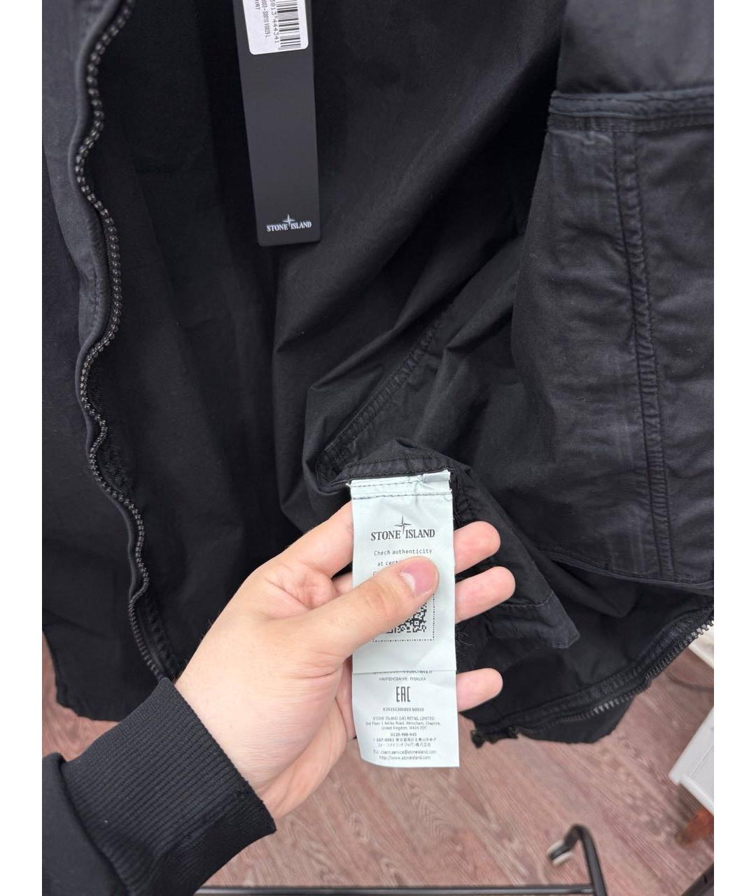 STONE ISLAND Черная куртка, фото 7