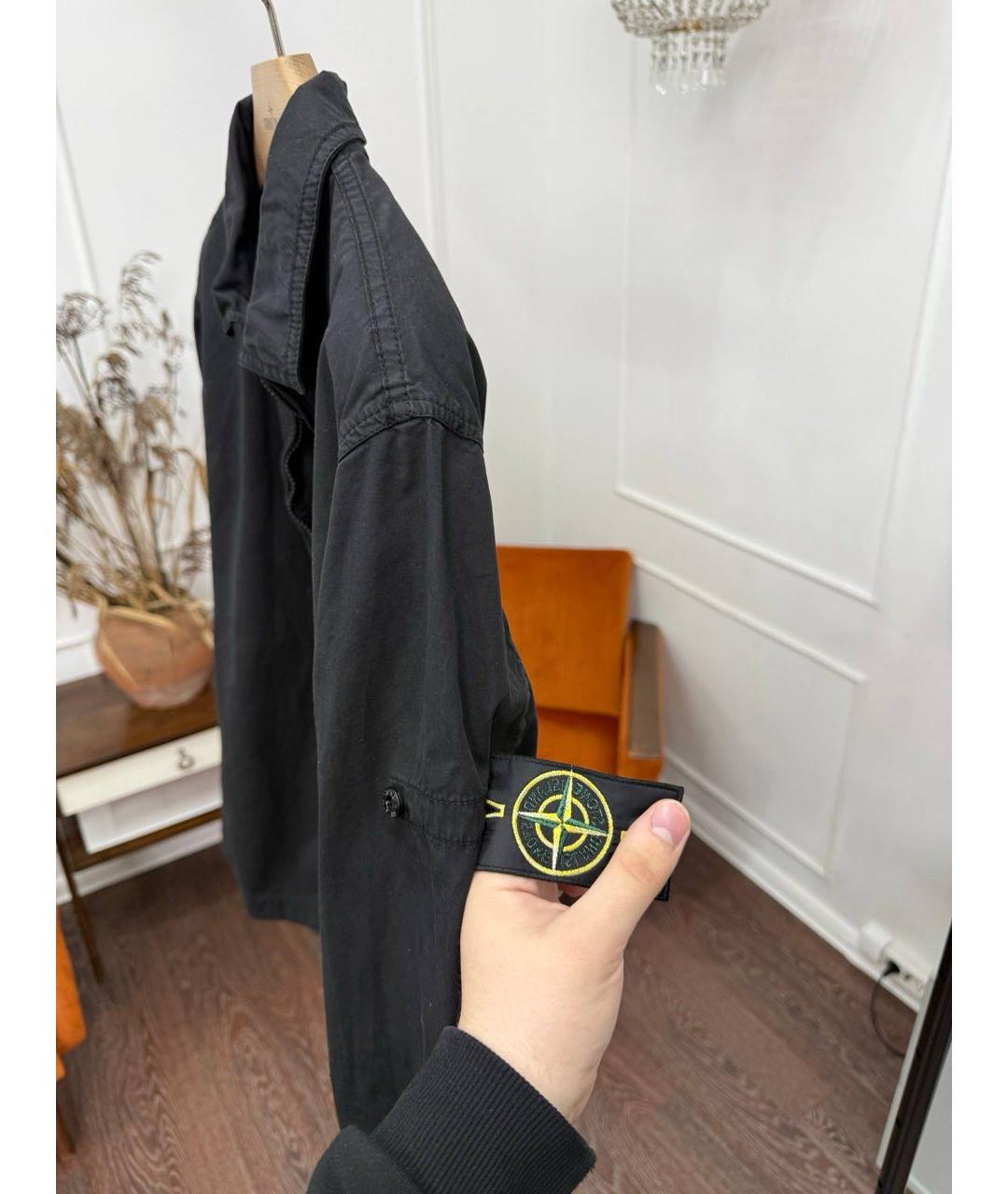 STONE ISLAND Черная куртка, фото 6