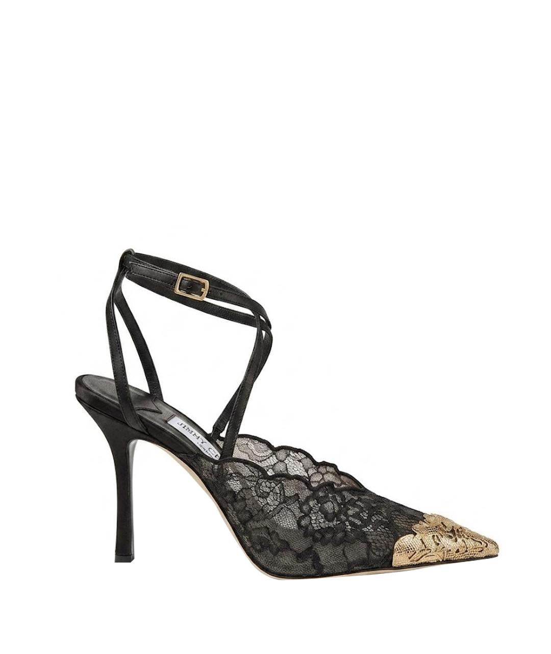JIMMY CHOO Черные текстильные туфли, фото 1