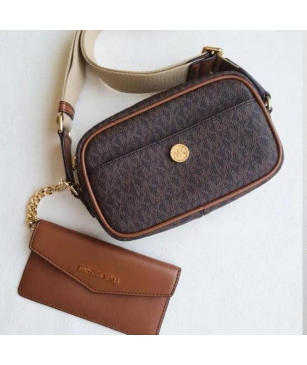 MICHAEL KORS Коричневая сумка через плечо, фото 2