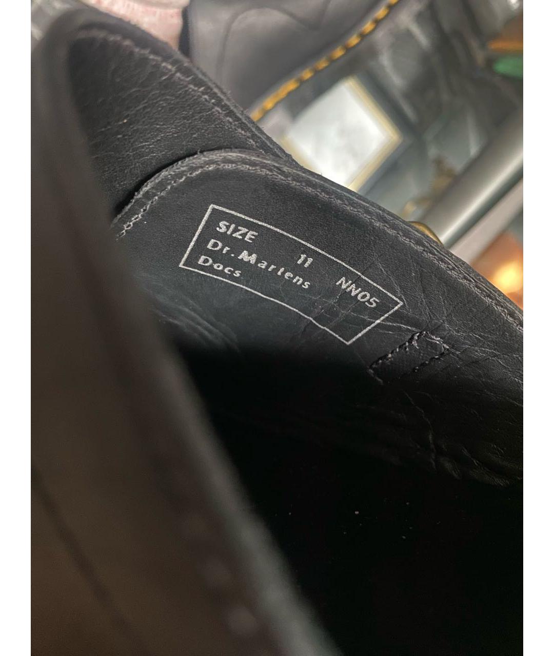 DR. MARTENS Черные кожаные сандалии, фото 7