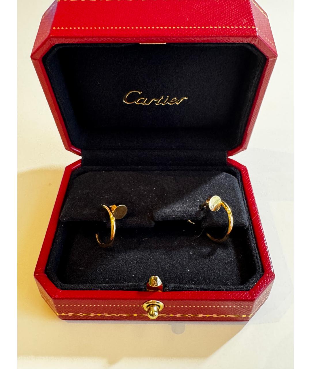 CARTIER Золотые серьги из желтого золота, фото 2