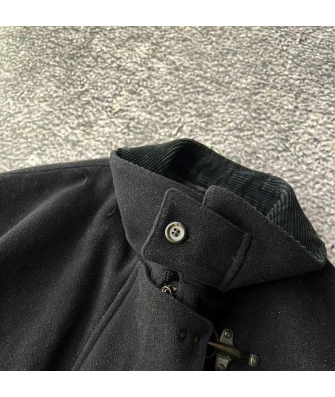 TRUSSARDI Черная шерстяная куртка, фото 4