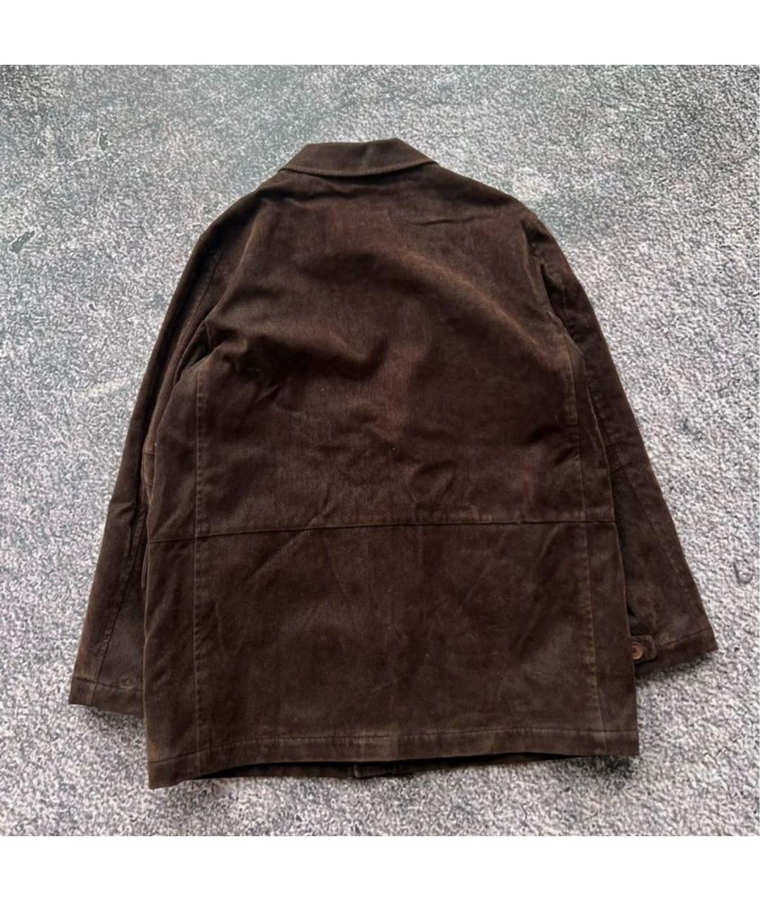 CORNELIANI Коричневая хлопковая куртка, фото 2