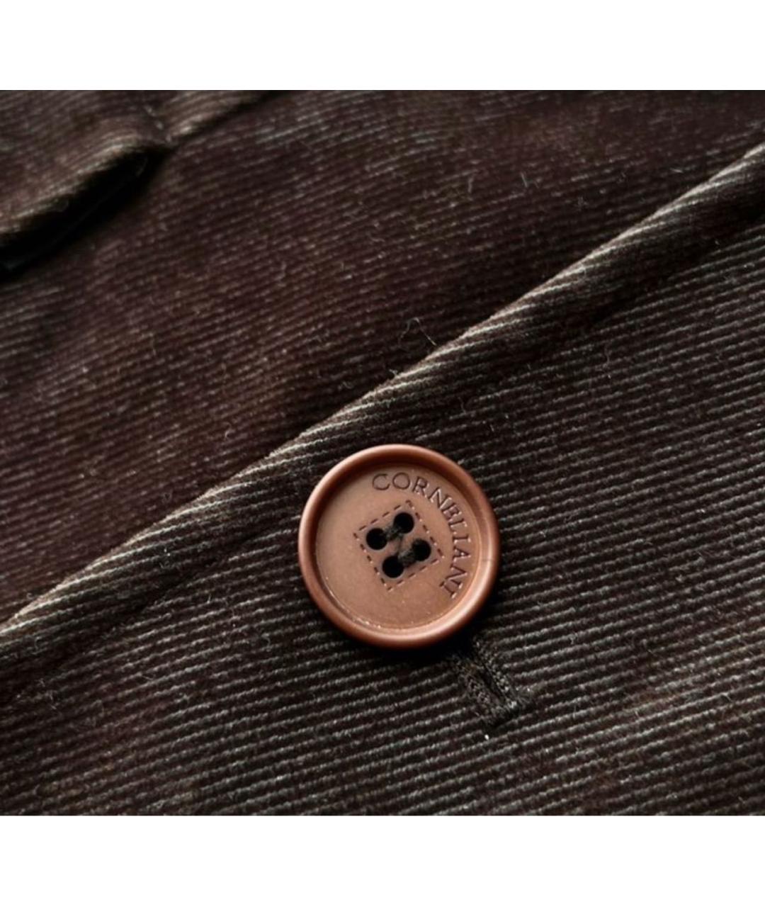 CORNELIANI Коричневая хлопковая куртка, фото 4