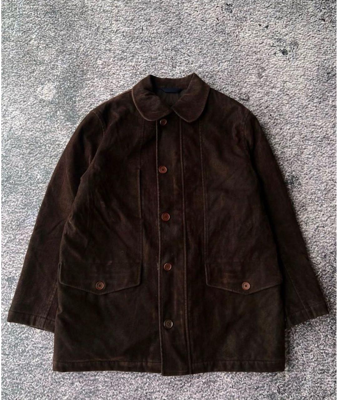 CORNELIANI Коричневая хлопковая куртка, фото 9
