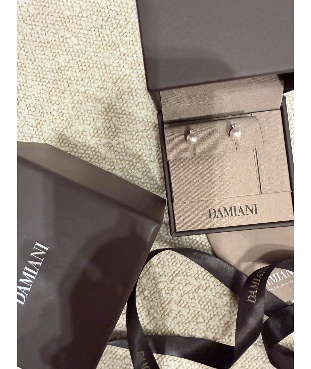 DAMIANI Белые серьги из белого золота, фото 4