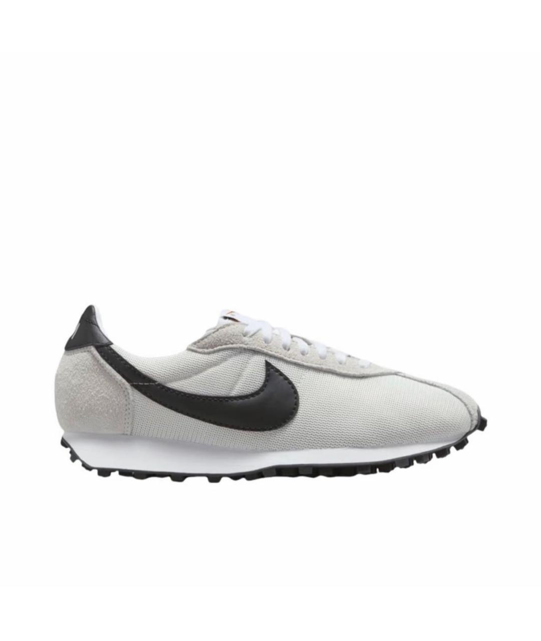 NIKE Белые текстильные низкие кроссовки / кеды, фото 1